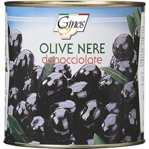 olive nere denocciolate ginos