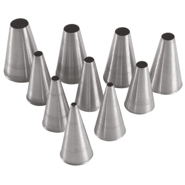 Bocchette in acciaio inox tonde